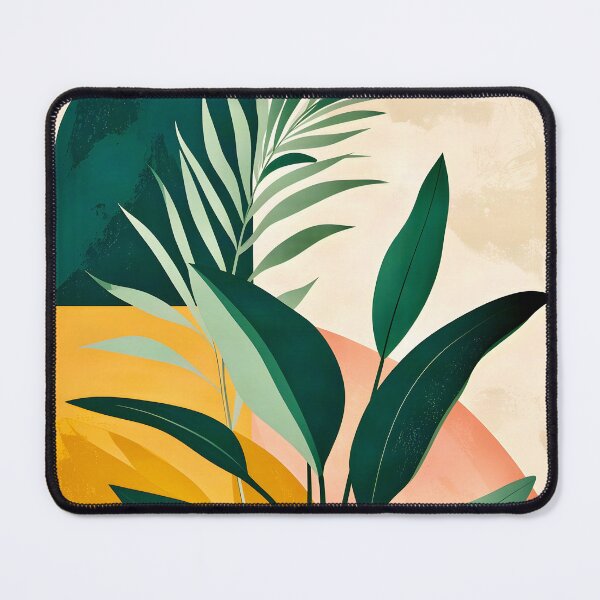 Item preview, Boho Terracotta Geometric Leaf Relief designed and sold by Vicky Brago-Mitchell®.