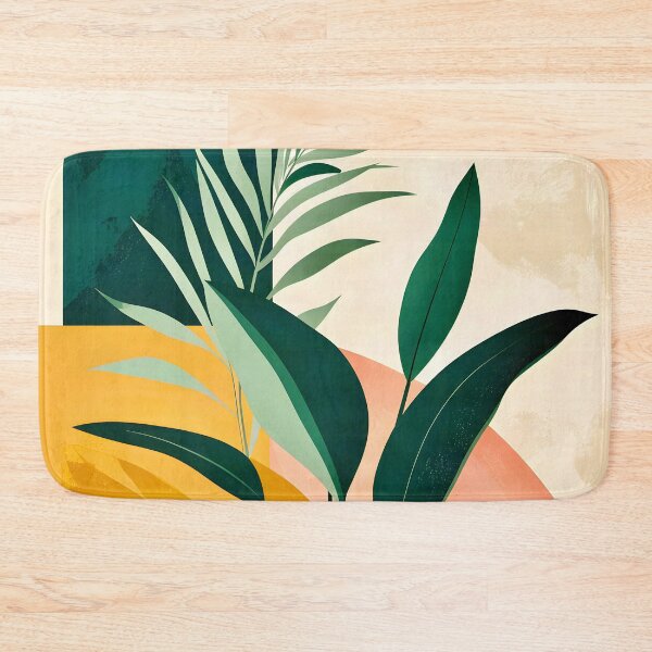 Item preview, Boho Terracotta Geometric Leaf Relief designed and sold by Vicky Brago-Mitchell®.