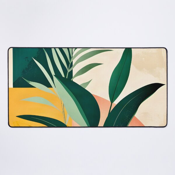 Item preview, Boho Terracotta Geometric Leaf Relief designed and sold by Vicky Brago-Mitchell®.
