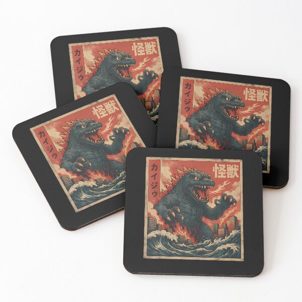 Item preview, Kaiju Vintage Japanese Anime Art Retro designed and sold by OddityVault.