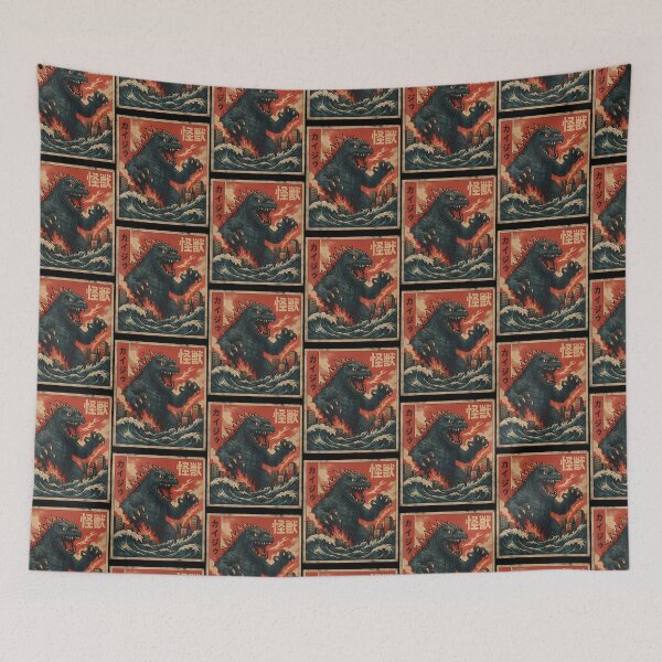 Item preview, Kaiju Vintage Japanese Anime Art Retro designed and sold by OddityVault.
