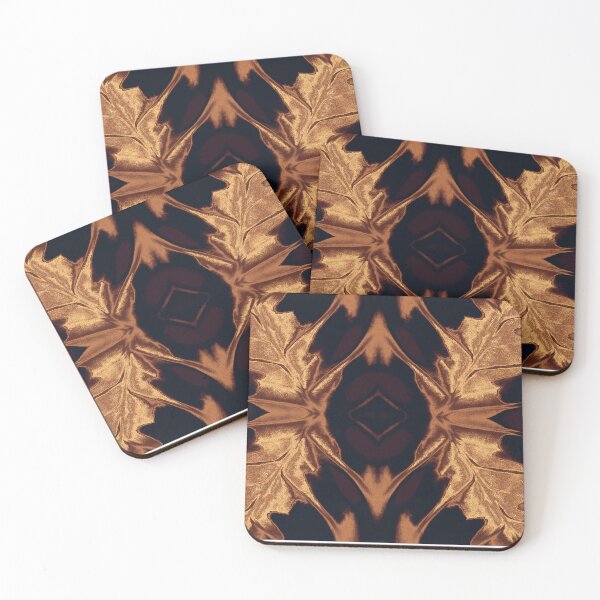 Item preview, Copper Baroque Botanical – Kaleidoscope Pattern designed and sold by SulkaCreative.