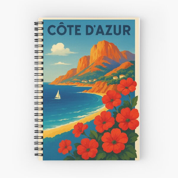 Item preview, Côte d’Azur Vintage Travel Poster   designed and sold by Eclipse 3699.