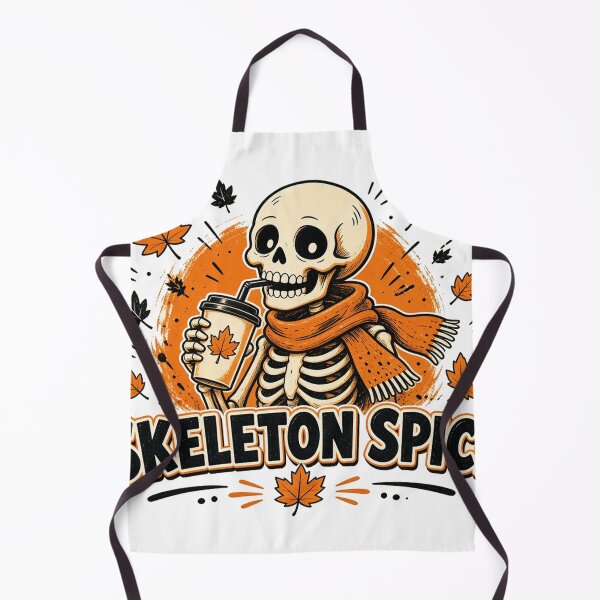 Item preview, Skeleton Spice Cute Skeleton Pumpkin Latte Halloween designed and sold by GSideArtStore.