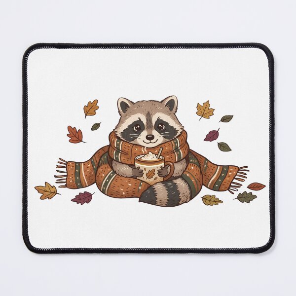 Item preview, Cozy Raccoon Fall Season designed and sold by abdelski.