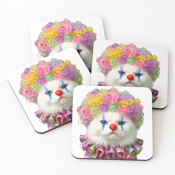 Item preview, Sad Clown Cat designed and sold by HeloyPinter.