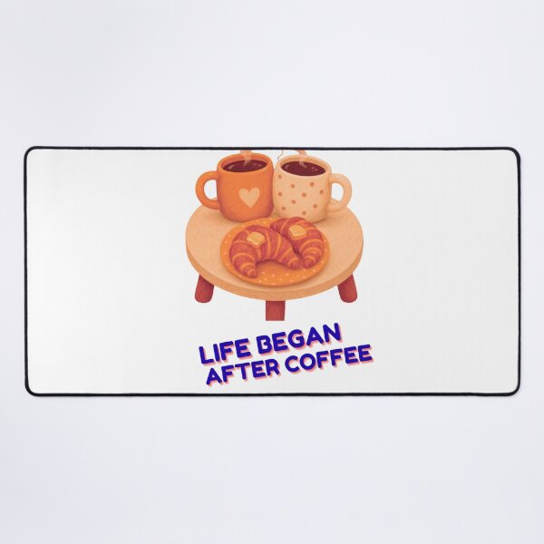 Item preview, Life Began After Coffee - Funny Coffee Lover Design designed and sold by walbayzon.