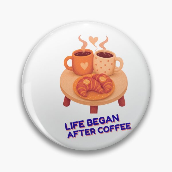 Item preview, La vida comenzó después del café: diseño divertido para amantes del café. designed and sold by walbayzon.