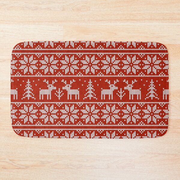 Item preview, Red sweater with deers designed and sold by Art of Sun.