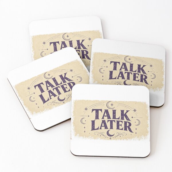 Item preview, Talk Later Vintage Mystical Typography Halloween Tee designed and sold by GSideArtStore.