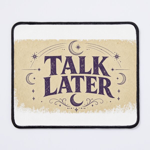 Item preview, Talk Later Vintage Mystical Typography Halloween Tee designed and sold by GSideArtStore.