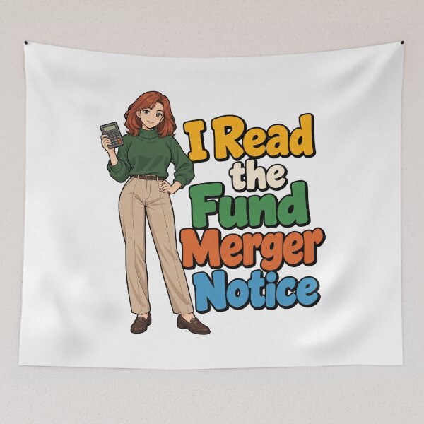 Item preview, Fund Merger Notice Original Anime Investor Art designed and sold by Bikivuno.