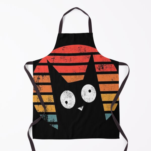 Item preview, Funny Retro Black Cat Autumn Halloween Vintage Sunset Design designed and sold by anemiche.