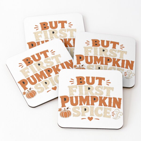 Item preview, But First Pumpkin Spice Bold Autumn Typography Tee designed and sold by GSideArtStore.