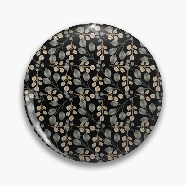Item preview, Eucalyptus Leaves Black Seamless Pattern designed and sold by ​Jyoti Digital Artist.