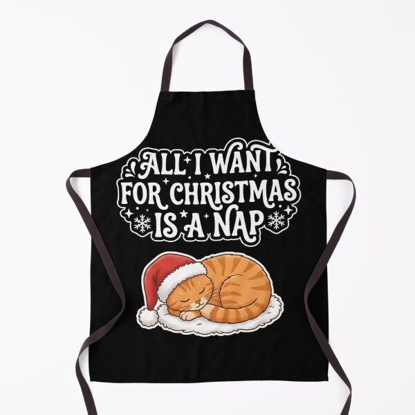 Item preview, All I Want For Christmas Is A Nap designed and sold by TeNovaStudio ⭐⭐⭐⭐⭐.