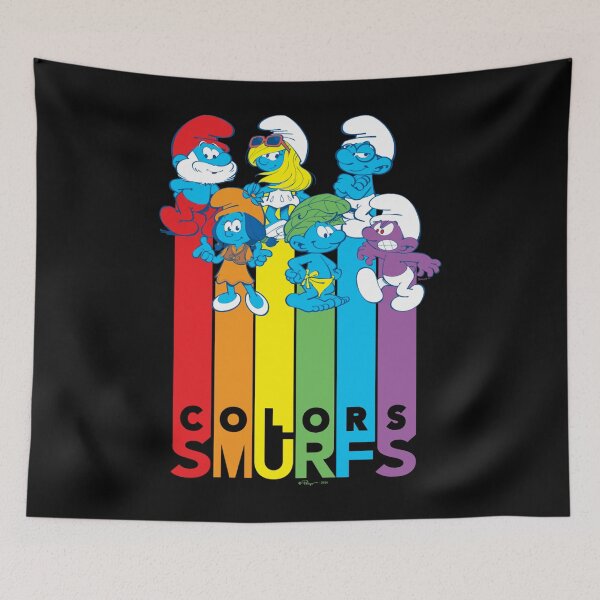 Item preview, The Smurfs Christmas We Wish You A Smurfy X-Mas Essential  designed and sold by circliqueart.