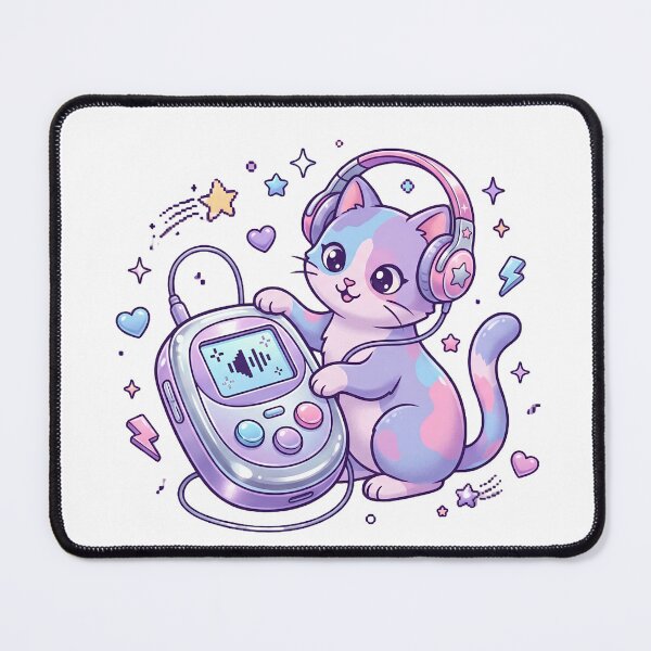 Item preview, Y2K Retro Music Cat designed and sold by abdelski.