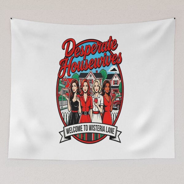 Item preview, Desperate Housewives Welcome to Wisteria Lane Vintage Retro Design designed and sold by CatLovers Studio.