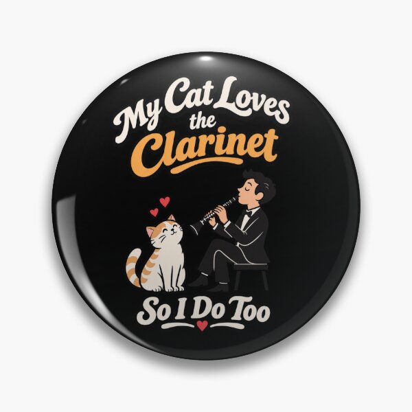 Item preview, My Cat loves the clarinet so i do too designed and sold by Konvero.