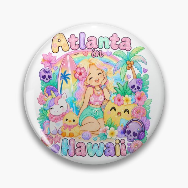 Item preview,  Atlanta Name Gift Pastel Goth Hawaii Creepy Cute Summer designed and sold by TheChalkyFox.