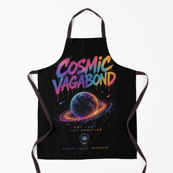 Item preview, Cosmic Vagabond – Not Lost Just Orbiting Retro Space Art designed and sold by Dogandesighn.