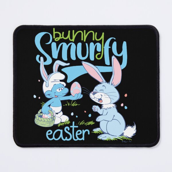 Item preview, The Smurfs Cute Bunny Smurfy Easter Pastel Colors Chest Logo Essential  designed and sold by circliqueart.