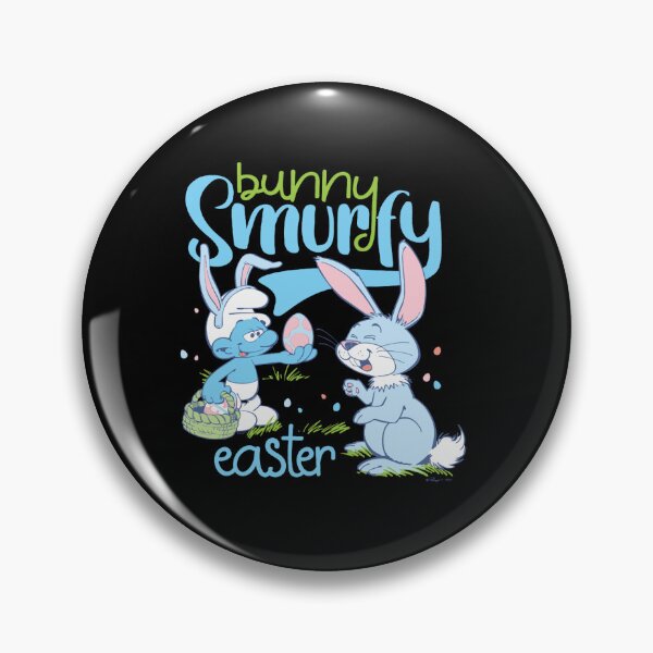 Item preview, The Smurfs Cute Bunny Smurfy Easter Pastel Colors Chest Logo Essential  designed and sold by circliqueart.