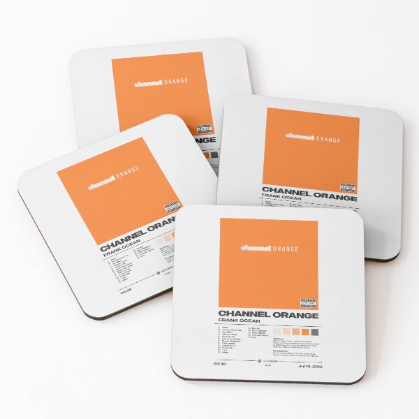 Item preview, channel ORANGE by Frank Ocean - Tracklist Art designed and sold by FourthWall Prints.