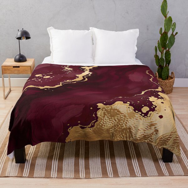 Item preview, Burgundy Gold Luxury Trendy Collection designed and sold by TrendyDesigne412.