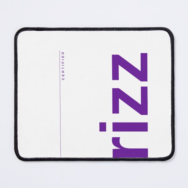 Item preview, Rizz Purple Vertical Phone Case Minimalist Gen Alpha Typography Design designed and sold by Unplugged Expressions.