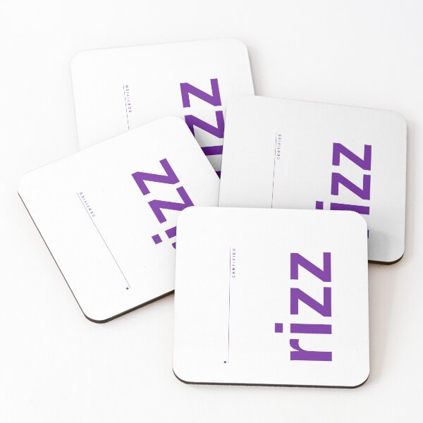 Item preview, Rizz Purple Vertical Phone Case Minimalist Gen Alpha Typography Design designed and sold by Unplugged Expressions.