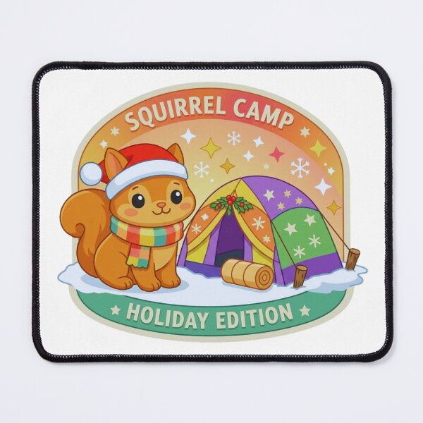 Item preview, Squirrel Camp Holiday Edition Pastel Outdoor designed and sold by GabeMountainArt.