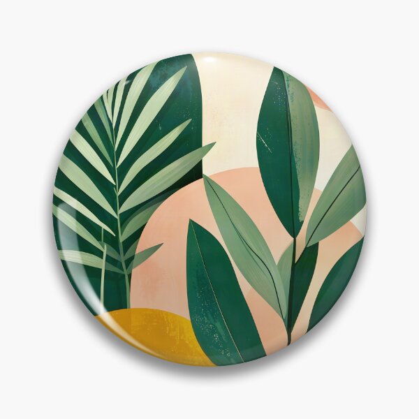 Item preview, Boho Terracotta Geometric Leaf Relief designed and sold by Vicky Brago-Mitchell®.