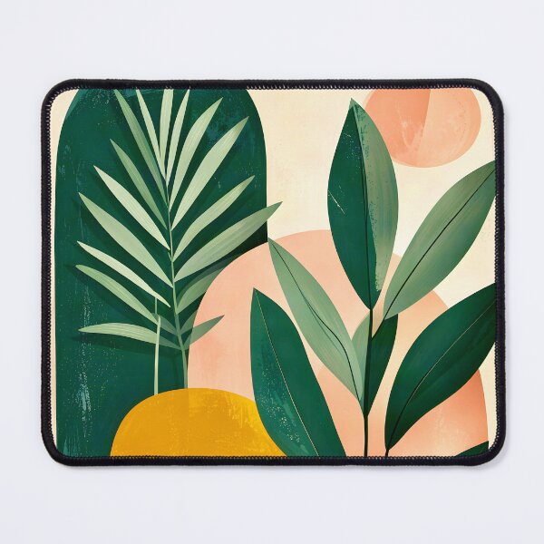 Item preview, Boho Terracotta Geometric Leaf Relief designed and sold by Vicky Brago-Mitchell®.
