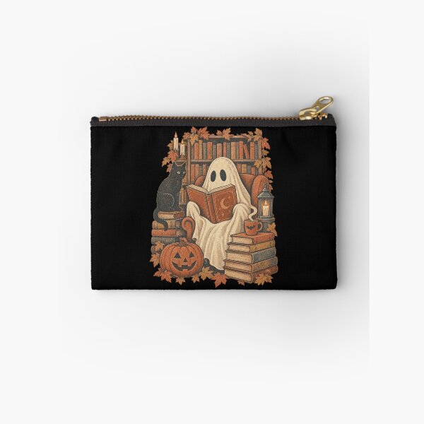 Item preview, Spooky Library Reading Ghost Armchair Books Cozy Tea Artwork designed and sold by yassin-stags.