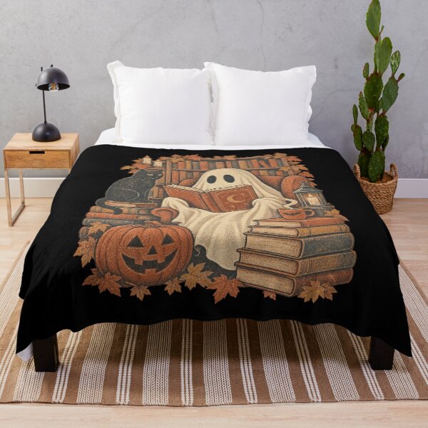 Item preview, Spooky Library Reading Ghost Armchair Books Cozy Tea Artwork designed and sold by yassin-stags.