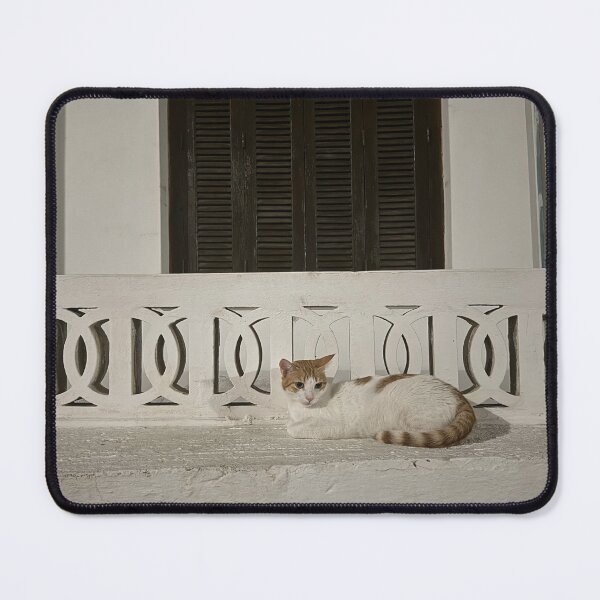 Item preview, Relaxing Cat in Greece designed and sold by GeekyGirlsGarb.
