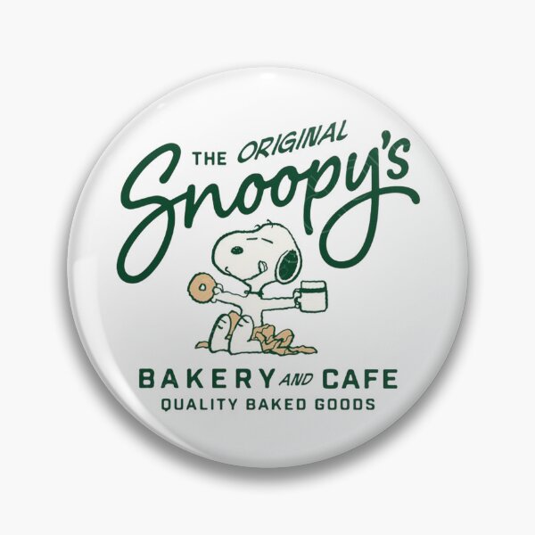 Item preview, Snoopy Bakery Cafe Quality Baked Goods Graphic designed and sold by Lycheelich.