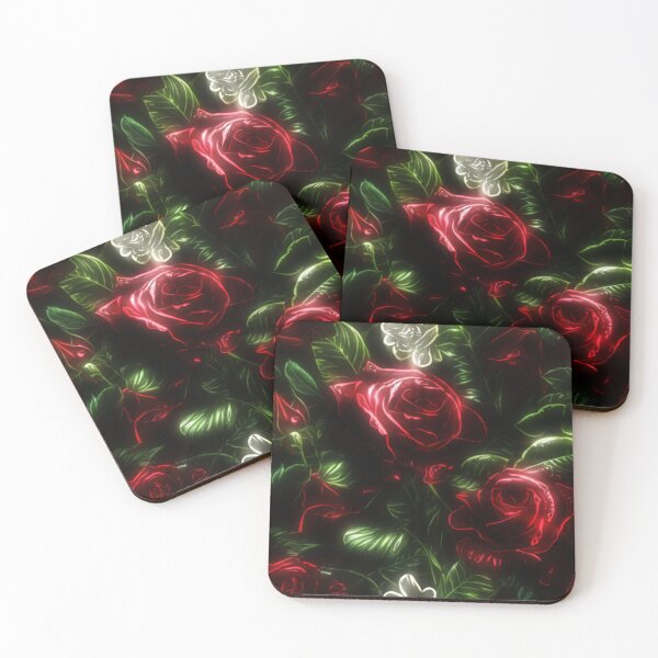 Item preview, Glow Red Roses designed and sold by Digital Attic 95.