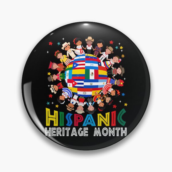 Item preview, Hispanic Heritage Month Earth Childs Latin Flag designed and sold by Alzasshop.