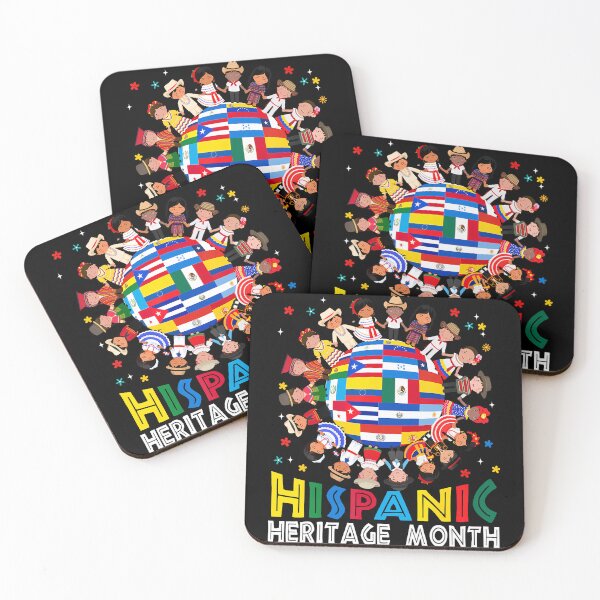 Item preview, Hispanic Heritage Month Earth Childs Latin Flag designed and sold by Alzasshop.