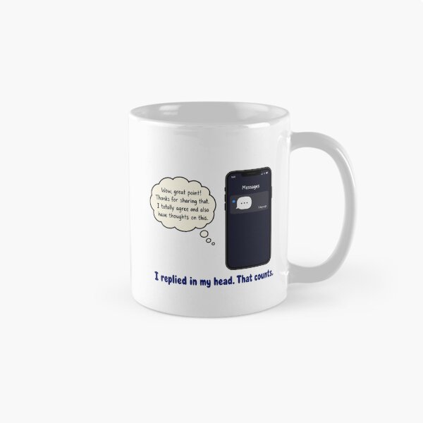 Item preview, I Replied In My Head That Counts Introvert designed and sold by fadilow.