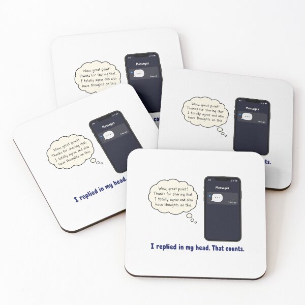 Item preview, I Replied In My Head That Counts Introvert designed and sold by fadilow.