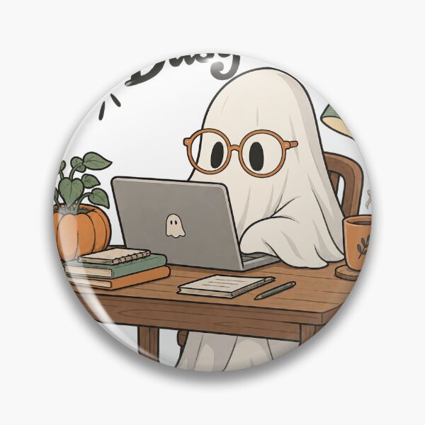 Item preview, Boo Im Busy Phantom Glasses Laptop Office Desk Humorsss designed and sold by yassin-stags.