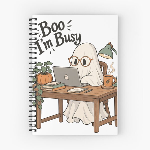 Item preview, Boo Im Busy Phantom Glasses Laptop Office Desk Humorsss designed and sold by yassin-stags.