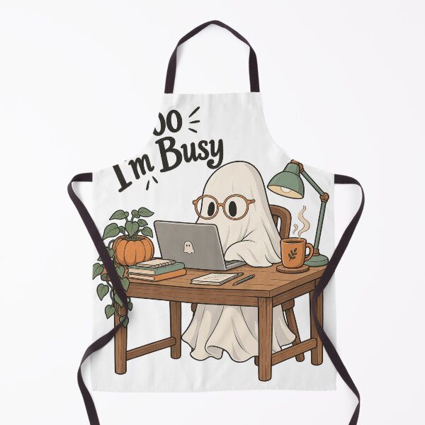 Item preview, Boo Im Busy Phantom Glasses Laptop Office Desk Humorsss designed and sold by yassin-stags.