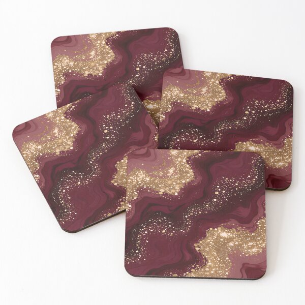 Item preview, Gold Burgundy Luxury Trendy Collection designed and sold by TrendyDesigne412.
