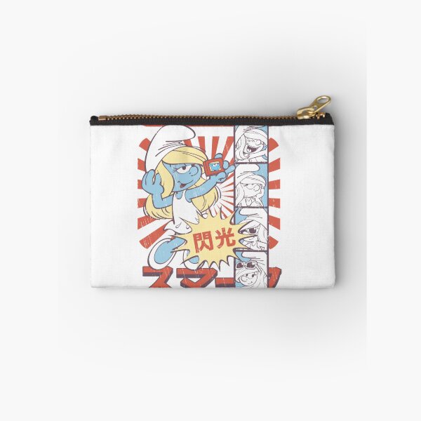 Item preview, The Smurfs Cute Cool Smurfette Vintage Kanji Chest Poster Essential  designed and sold by circliqueart.