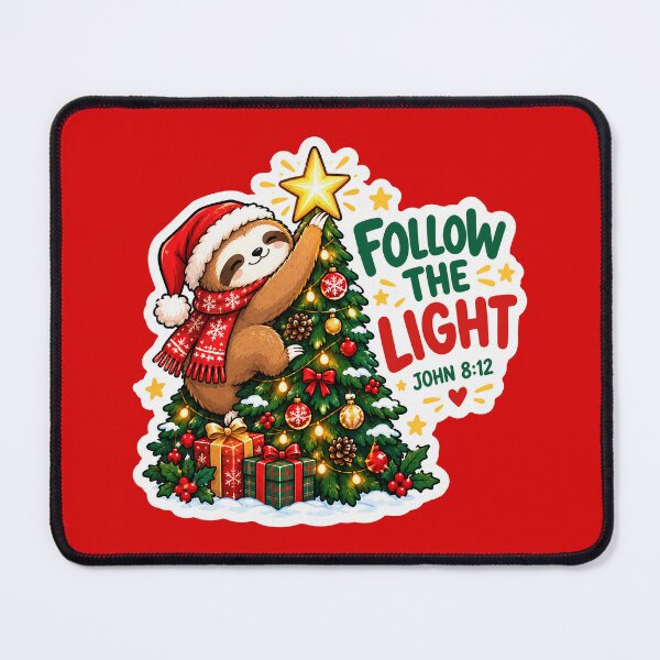 Item preview, John 8:12 Follow The Light designed and sold by plushism.